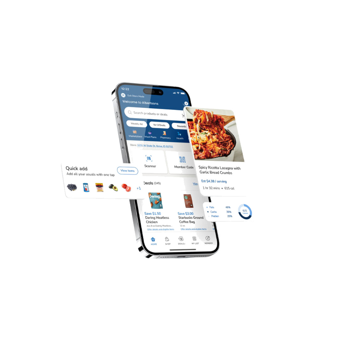 Albertsons Pilot App Mobile Design case study preview